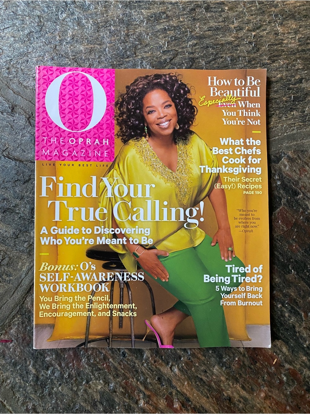 Vintage 2011 O, The Oprah Magazine November edition